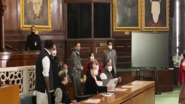 India News | Sonia Gandhi, Rahul Reach Parliament for Crucial Party Meet