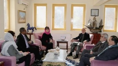 World News | Former Afghan President Discusses Humanitarian Issues with UN Representative Deborah Lyons