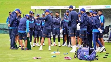 Sports News | SA Vs Ind: Visitors Undergo 'intense Nets Session' Ahead of First Test