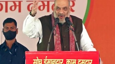 India News | Shah's Whirlwind Tour of UP Ahead of Assembly Polls, to Visit State Seven Times in 10 Days After Dec 24