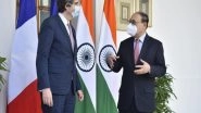 World News | India, France Take Stock of Bilateral Relations, to Work Closely in Areas of Regional, Global Interest
