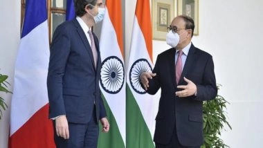 World News | India, France Take Stock of Bilateral Relations, to Work Closely in Areas of Regional, Global Interest