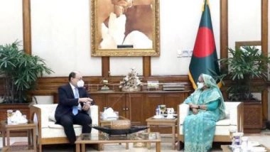 World News | Bangladesh: Shringla Calls on Sheikh Hasina, Discusses Forthcoming Visit of President Kovind