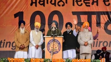 India News | Shiromani Akali Dal Marks 100 Years with Rally at Moga, Says SAD-BSP Alliance Will Sweep Punjab Polls