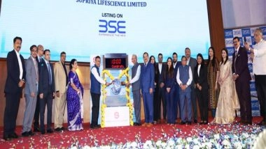 Business News | Supriya Lifescience Makes Stock Market Debut at 55 Per Cent Premium