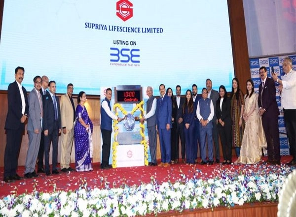 Business News | Supriya Lifescience Makes Stock Market Debut at 55 Per Cent Premium
