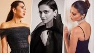 Deepika Padukone, Tara Sutaria and Karisma Kapoor Dazzle in Stunning Black Outfits (View Pics)