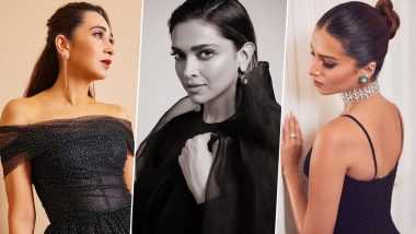 Deepika Padukone, Tara Sutaria and Karisma Kapoor Dazzle in Stunning Black Outfits (View Pics)