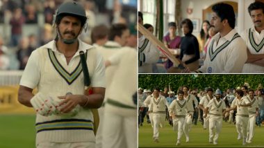 83 Song Lehra Do: First Track From Ranveer Singh, Deepika Padukone’s Sports Drama Shows the Journey of Team India During the 1983 World Cup (Watch Video)