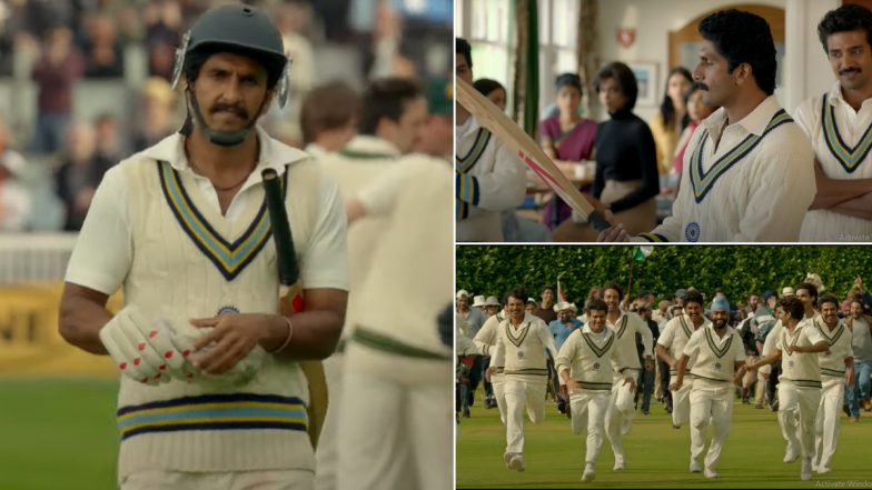 83 Song Lehra Do: First Track From Ranveer Singh, Deepika Padukone’s Sports Drama Shows the Journey of Team India During the 1983 World Cup (Watch Video)