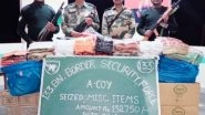 India News | BSF Seizes Yaba Tablets Worth Rs 1.47 Crore, 4 Arrested