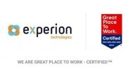 Business News | Experion Technologies is Now Great Place to Work - Certified&trade;