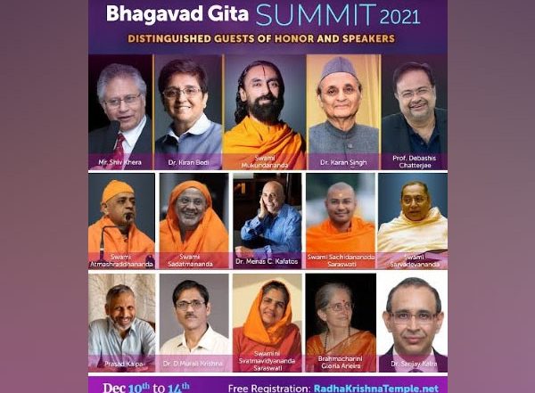 Business News | Renowned Speakers from All over World to Attend JKYog Bhagavad Gita Summit