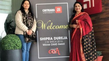 Business News | Chitkara University Alumnus Awarded DAAD Prize 2021