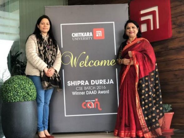 Business News | Chitkara University Alumnus Awarded DAAD Prize 2021 - Vimarsana News