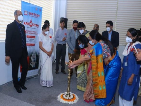 Business News | Santosh Deemed to Be University, Hosts Aarogyam, a Competitive Event to Boost Young Researchers' Spirit - Vimarsana News