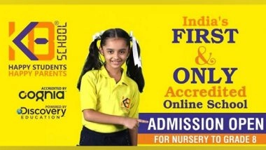 Business News | K8 School Announces Admission Open for the Year 2022-23; Introduces Nursery and Foundation Programs