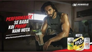 Business News | BigMuscles Nutrition Launches New Campaign 'PerformanceHiPechaan' with Brand Ambassador Ranveer Singh