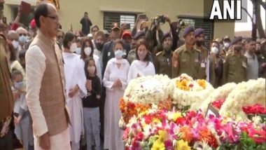 India News | Chopper Crash: Group Captain Varun Singh Cremated in Bhopal