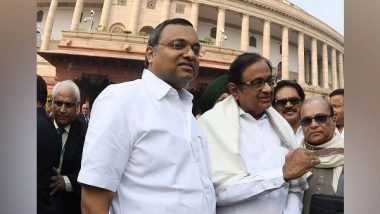 India News | Aircel Maxis Case: Delhi Court Grants Exemption to P Chidambaram from Personal Appearance; Karti Appears Before Rouse Avenue Court