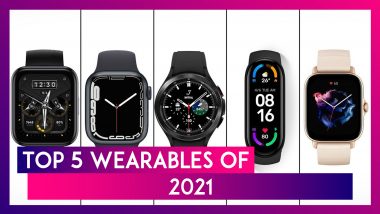 Top 5 Wearables of 2021; Apple Watch Series 7, Mi Smart Band 6, Galaxy Watch 4 & More