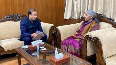 India News | Assam CM Meets Nirmala Sitharaman in Delhi