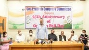 India News | Goa Polls: Congress Promises to Celebrate 'Opinion Poll Day' if It Comes to Power