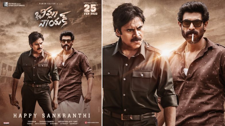 Bheemla Nayak: Pawan Kalyan And Rana Daggubati All Set To Have A Face-Off On February 25; Check Out The New Poster