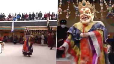 Leh: Annual Spituk Gustor Festival Begins in Land of High Passes (Watch Video)