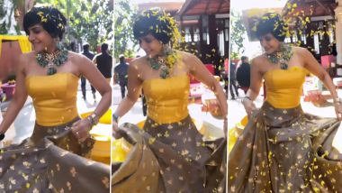 Mandira Bedi Dances Her Heart Out For The First Time In A Long While At Mouni Roy–Suraj Nambiar’s Wedding Festivities (Watch Video)