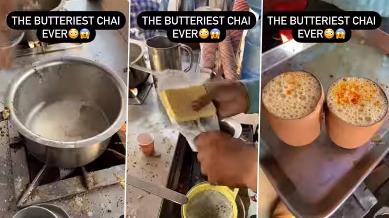 WATCH: Tea Lovers Irked With 'Butter-Chai', Viral Food Abomination Sends Internet Into a Tizzy