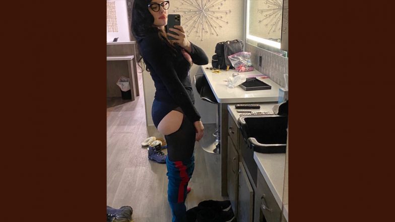 Kat Dennings Celebrates WandaVision's 1 Year Anniversary by Posting a Pic From the First Day of Shoot, Poses in a Broken Spanx (View Pic)