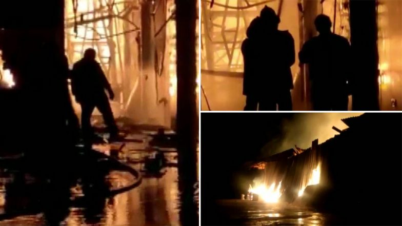 Maharashtra Fire: Blaze Erupts at Furniture Godown in Thane's Bhiwandi, No Casualty Reported