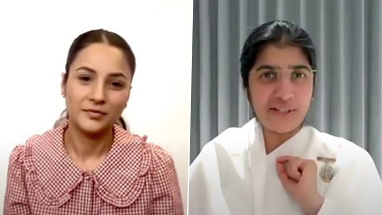 Shehnaaz Gill Talks to Sidharth Shukla's Guru BK Shivani, Remembers the Late Actor (Watch Video)