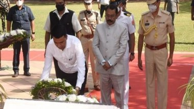 India News | Goa CM Pramod Sawant Pays Tribute to Martyrs of Freedom Struggle in Panaji