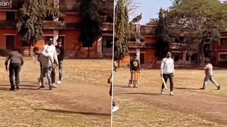 Vicky Kaushal Turns Cricketer on the Sets of His New Film, Plays a Stunning Shot With the Bat 