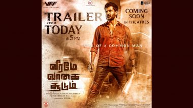 Veeramae Vaagai Soodum/Saamanyudu: Trailer Of Vishal’s Film Helmed by Thu Pa Saravanan To Be Out Today! (View Poster)