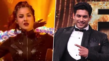 Bigg Boss 15 Grand Finale: Shehnaaz Gill Mouths Sidharth Shukla’s Dialogue From BB 13, Gives Him a Dancing Tribute (Watch Video)