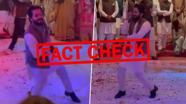 Fact Check: Pakistan MP Aamir Liaquat Hussain Dancing to Bollywood Song 'Tip Tip Barsa Pani' In Viral Video?; Here's Truth