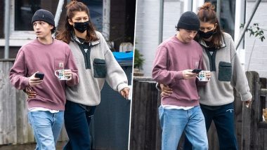 Zendaya Holds Tom Holland's Waist As They Go For a Walk, Viral Pics of the Couple Leave Fans Dewy-Eyed!