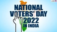 National Voters Day 2022 Greetings & Quotes: Slogans, WhatsApp Messages, HD Images With Thoughts On Voters' Rights To Send on 25th January