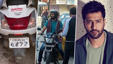 Police Complaint Filed Against Vicky Kaushal by an Indore Resident for Using His Motorbike Number During the Shoot of a Film Sequence