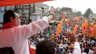 India News | UP Polls: Nadda to Visit Agra, Bareilly Tomorrow, Will Hold Door-to-door Campaign