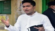 India News | Tripura Govt Cancels TMC MP Abhishek Banerjee's Program in Agartala, Says No Prior Permission Was Taken