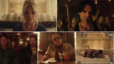 Pam & Tommy Trailer: Lily James as Pamela Anderson and Sebastian Stan as Tommy Lee Are Unrecognisable in Hulu’s Recreation of Their Sex Tape Scandal (Watch Video)