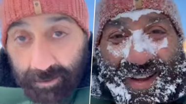 Sunny Deol Is Having a Gala Time at Manali, Actor Shares Glimpse of His ‘Icing on the Cake’ Moment (Watch Video)