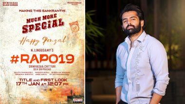 RAPO19: Title And First Look From Ram Pothineni’s Next To Be Announced On January 17!