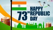 Republic Day 2022 Images & Gantantra Diwas HD Wallpapers for Free Download Online: Wish Happy 73rd Republic Day on 26 January With Jai Hind Messages, GIFs and Greetings