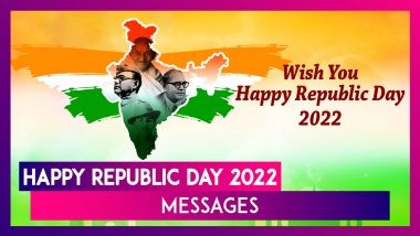 Republic Day 2022 Messages: Wishes, Patriotic SMS, Facebook Status & HD Images for Gantantra Diwas