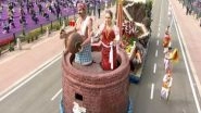 India News | Goa Tableau Showcases Symbols of the State's Heritage at the 73rd Republic Day Parade